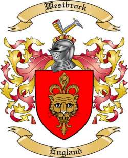 Westbrock Family Crest from England