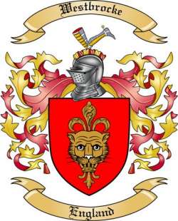Westbrocke Family Crest from England