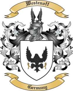 Westenoff Family Crest from Germany