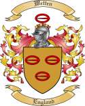 Wetten Family Crest from England