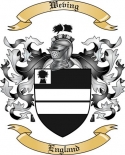 Weving Family Crest from England