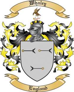 Whaley Family Crest from England