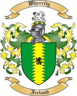 Wherrity Family Crest from Ireland