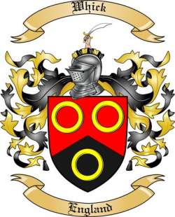 Whick Family Crest from England