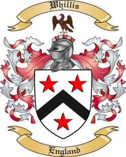 Whillis Family Crest from England