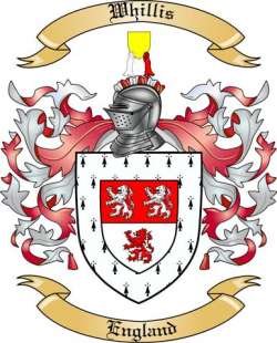 Whillis Family Crest from England2