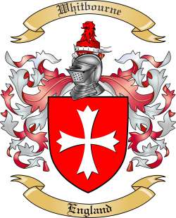 Whitbourne Family Crest from England