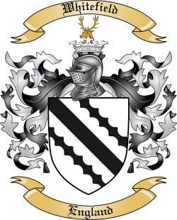 Whitefield Family Crest from England