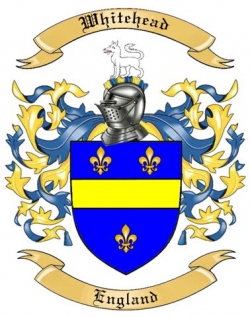 Whitehead Family Crest from England