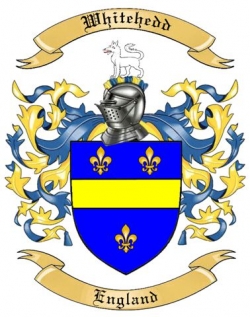 Whitehedd Family Crest from England