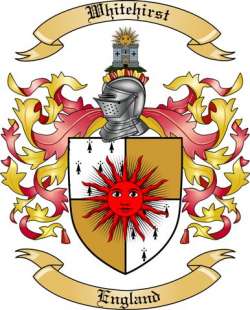 Whitehirst Family Crest from England
