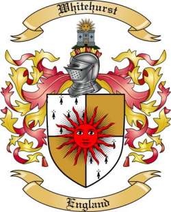 Whitehurst Family Crest from England