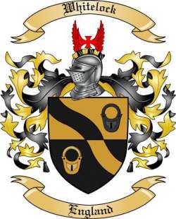 Whitelock Family Crest from England