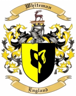 Whiteman Family Crest from England