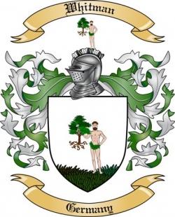 Whitman Family Crest from Germany