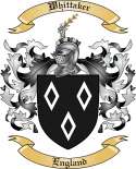 Whittaker Family Crest from England
