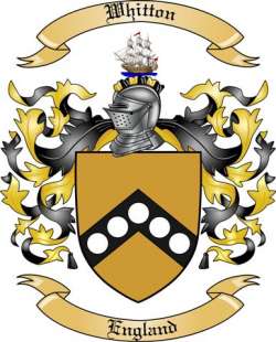 Whitton Family Crest from England