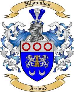 Whoolahan Family Crest from Ireland
