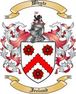 Whyte Family Crest from Ireland