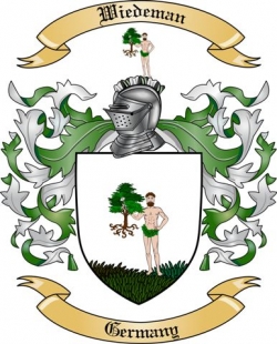Wiedeman Family Crest from Germany