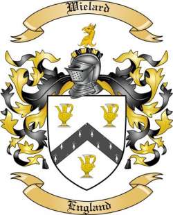 Wielard Family Crest from England