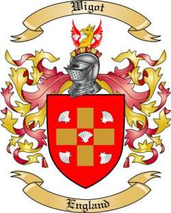 Wigot Family Crest from England