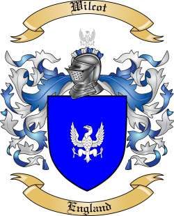 Wilcot Family Crest from England