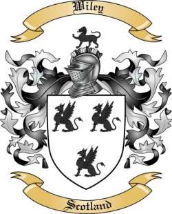 Wiley Family Crest from Scotland