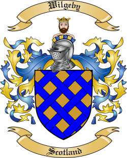 Wilgeby Family Crest from Scotland