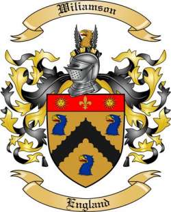 Wiliamson Family Crest from England