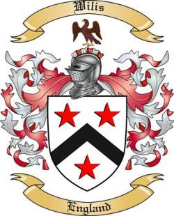 Wilis Family Crest from England