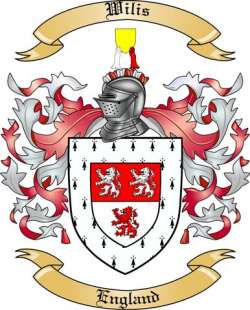 Wilis Family Crest from England2