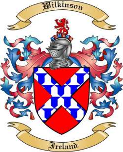 Wilkinson Family Crest from Ireland
