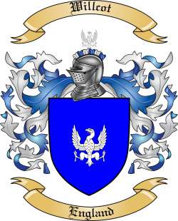 Willcot Family Crest from England