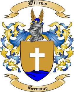 Willems Family Crest from Germany2