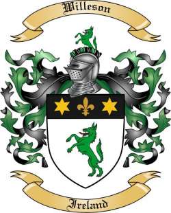 Willeson Family Crest from Ireland
