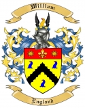 William Family Crest from England