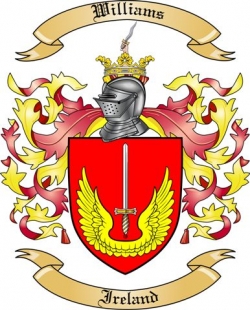 Williams Family Crest from Ireland