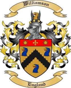 Williamson Family Crest from England
