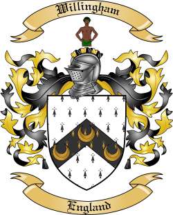 Willingham Family Crest from England