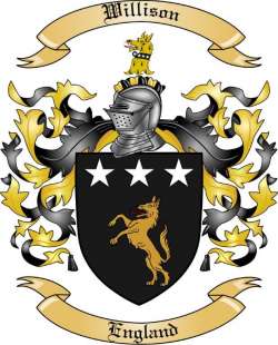 Willison Family Crest from England