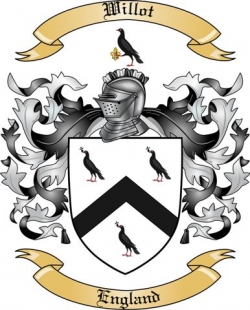 Willot Family Crest from England