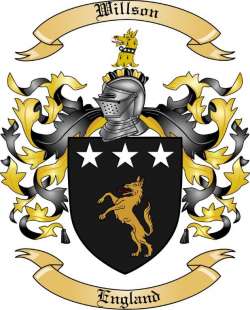 Willson Family Crest from England