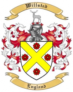 Willsted Family Crest from England