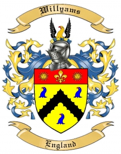 Willyams Family Crest from England
