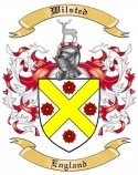 Wilsted Family Crest from England