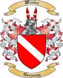 Winder Family Crest from Germany