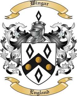 Wingar Family Crest from England
