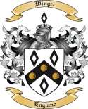 Winger Family Crest from England