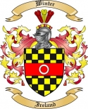 Winter Family Crest from Ireland